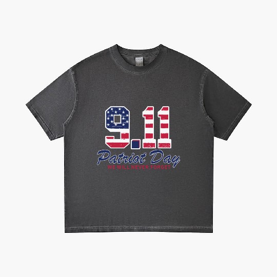 Patriot Day Never Forget 9 11 Anniversary Gradient T Shirts