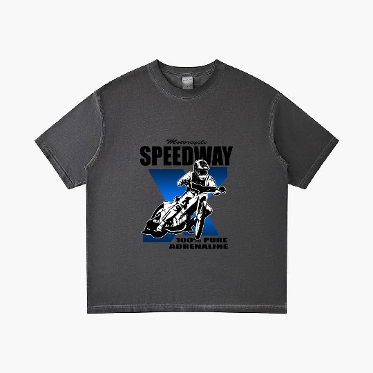 Motorcycle Speedway Racing Gradient T Shirts