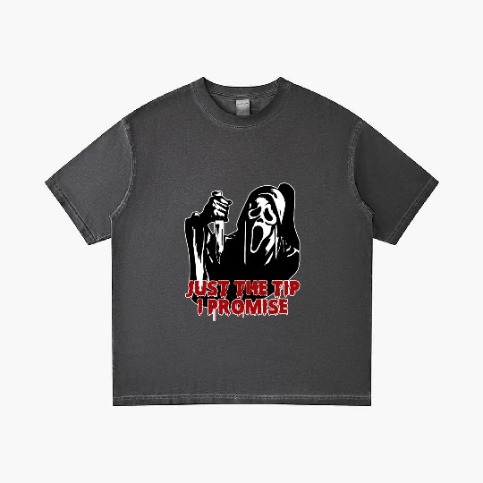 Just The Tip I Promise - Skeleton Horror Halloween Gradient T Shirts