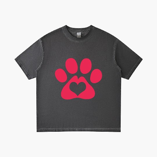Dog Paw Adopt A Pet Dog Rescue Gradient T Shirts