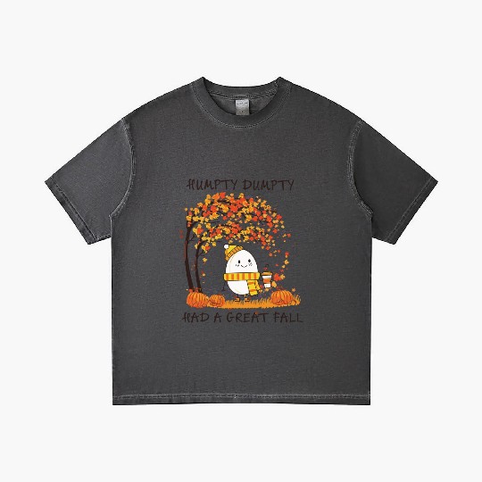 Humpty Dumpty Had A Great Fall Thanksgiving Autumn Gradient T Shirts