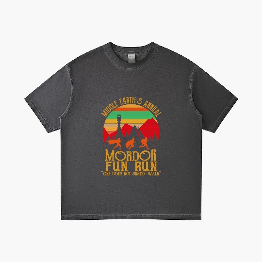 Mordor Fun Run One läuft nicht einfach Vintage Gradient T Shirts