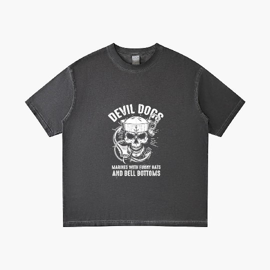 Devil US Navy Corpsman DOC Badass Army Veteran Gradient T Shirts