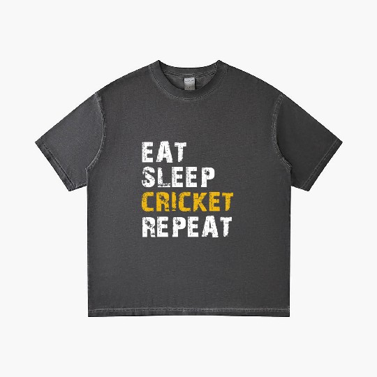 eat sleep cricket Gradient T Shirts