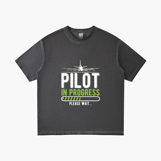 Pilot Loading Airplane Funny Pilots Gradient T Shirts
