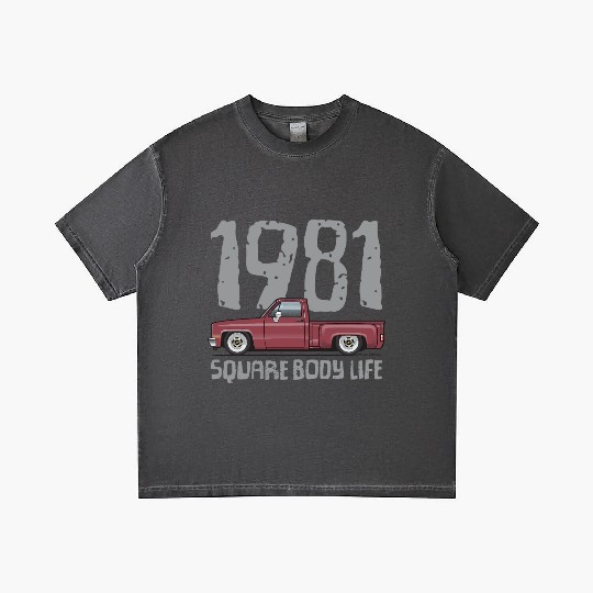 1981 Square Body Life Carmine Gradient T Shirts