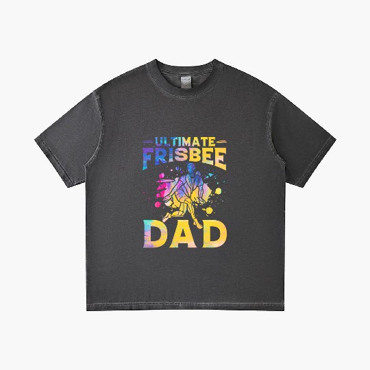 Ultimate Frisbee Dad Gradient T Shirts