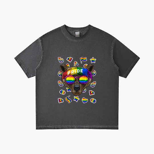 LGBT Bear Gay Pride Month Grizzly Bear Rainbow Les Gradient T Shirts