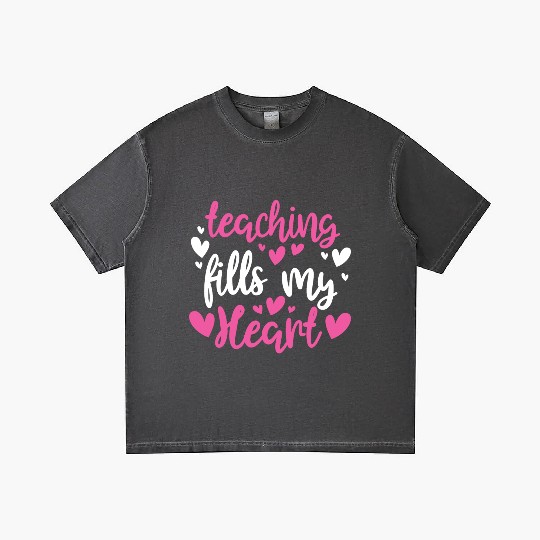 His and Her Valentine Gift Teacher Teaching Fills Gradient T Shirts