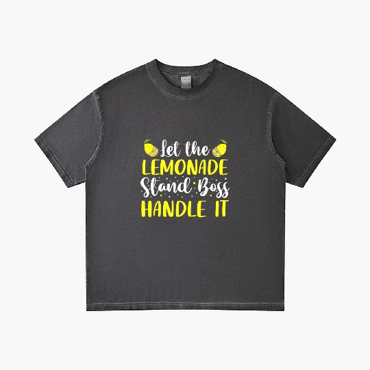 Let The Lemonade Stand Boss Handle It Lemon Juice Gradient T Shirts