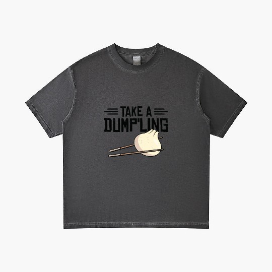 Dumpling Asian Food Chinese Food Fan Gradient T Shirts