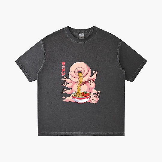 Kawaii Tardigrade Ramen Noodles Japanese Anime Noo Gradient T Shirts