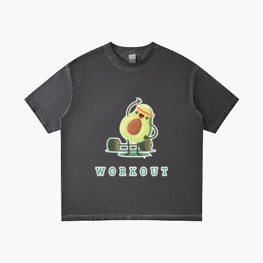 Avocado Workout Gradient T Shirts