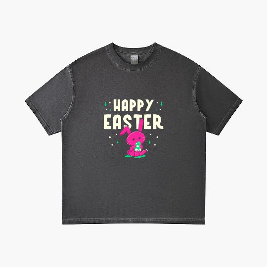 Happy Easter Egg Bunny Sayings Gradient T Shirts