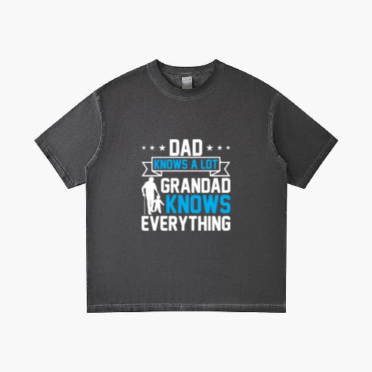 Dad Knows A Lot Grandad Knows Everything Gradient T Shirts