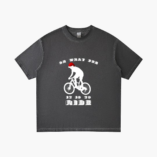 Christmas Mountain Biking Gradient T Shirts Mountain Biker