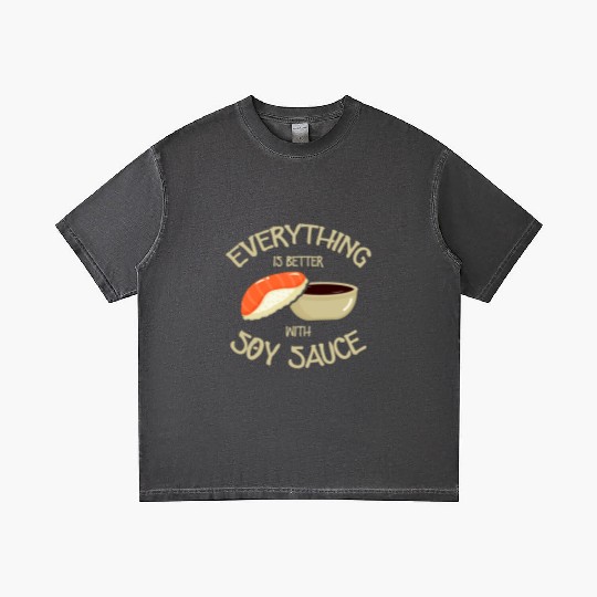 Everything Is Better Sushi Lover Japan Japanese Gradient T Shirts