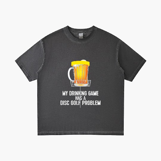 Funny Disc Golf Gradient T Shirts for Beer Lovers