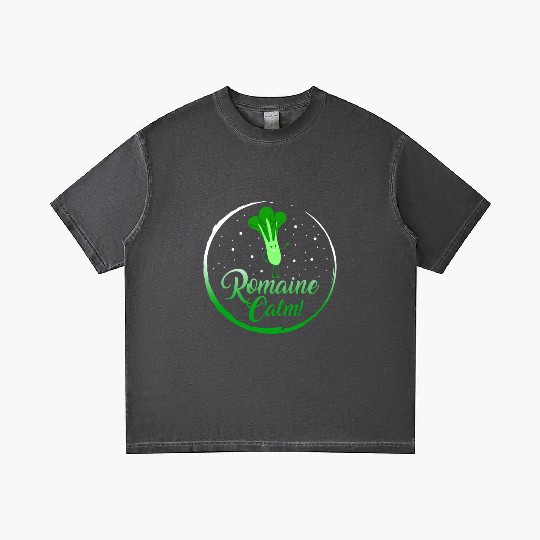 Lettuce Vegetable Gradient T Shirts, Romaine Calm Gradient T Shirts,