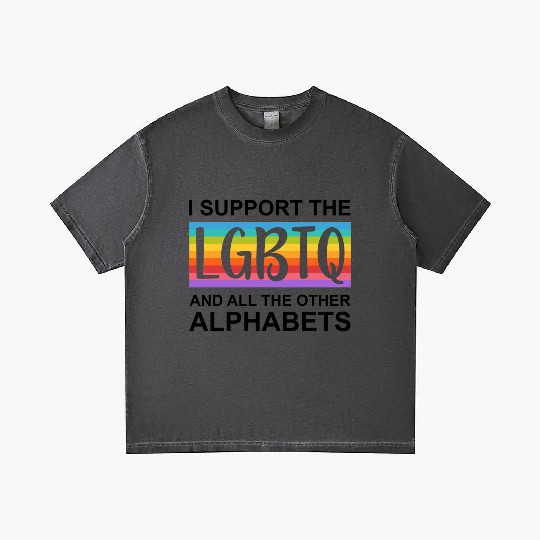 I Support LGBTQ Gradient T Shirts Design | Pride Month