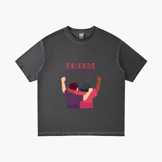 Cool Friends forever Gradient T Shirts for friendship day to you
