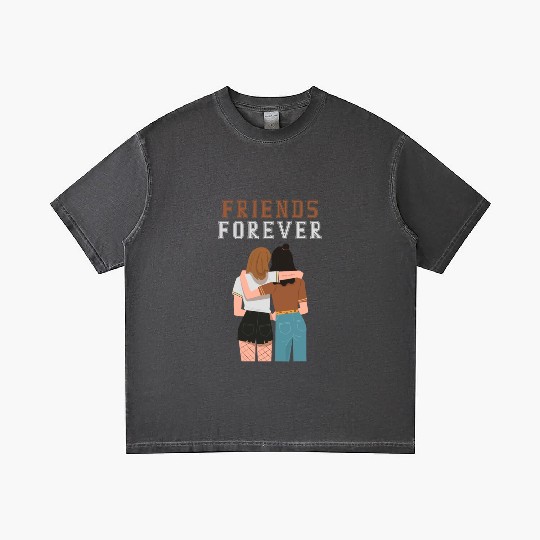 Cool Friends forever Gradient T Shirts for friendship day to you