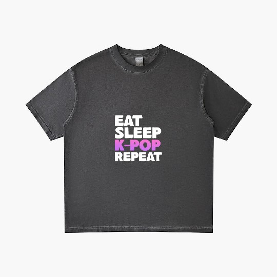 Eat Sleep K-Pop Repeat Gradient T Shirts