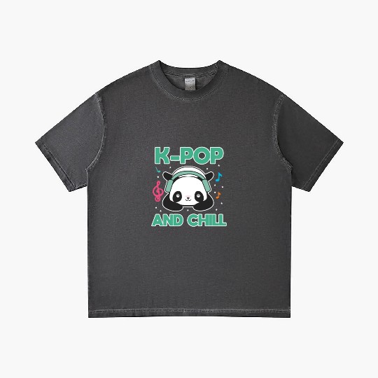 K-Pop and Chill Gradient T Shirts