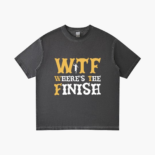 WTF Where's The Finish - Running Runner Gradient T Shirts