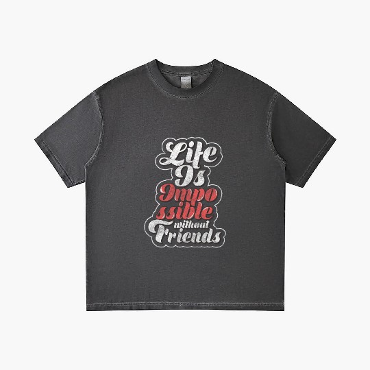 Friends Love Family Gradient T Shirts