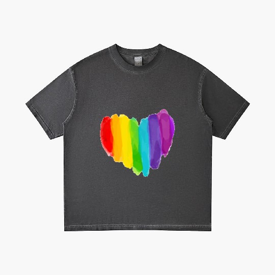 Pride Rainbow Heart Gradient T Shirts