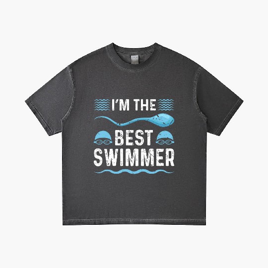 Swim Dad Fathers Day Swimmer Gradient T Shirts