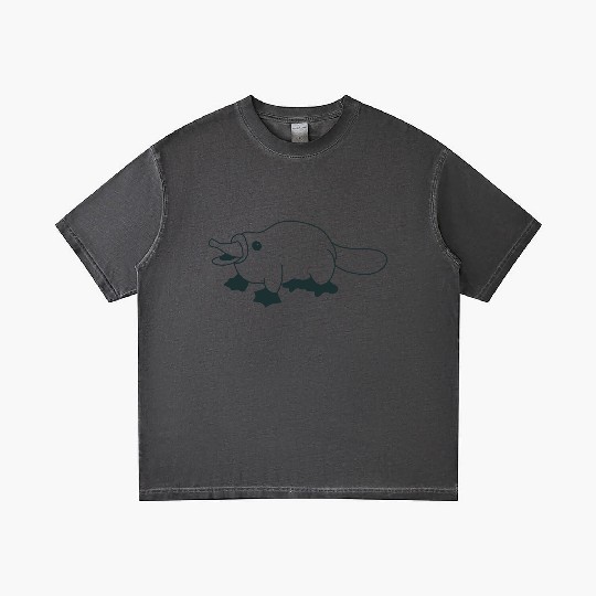 Cute little walking squat platypus Gradient T Shirts