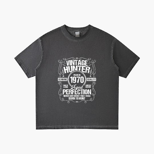 1970 Hunting for Boar Hunter Dog 1970 Year Born Gradient T Shirts