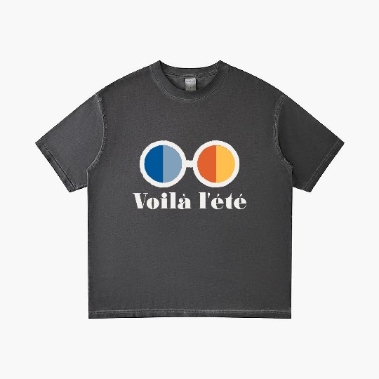Voila l'ete - Here comes the summer (white) Gradient T Shirts