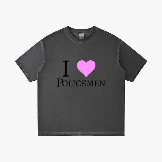 I Heart Policemen (I Love Policemen) Gradient T Shirts