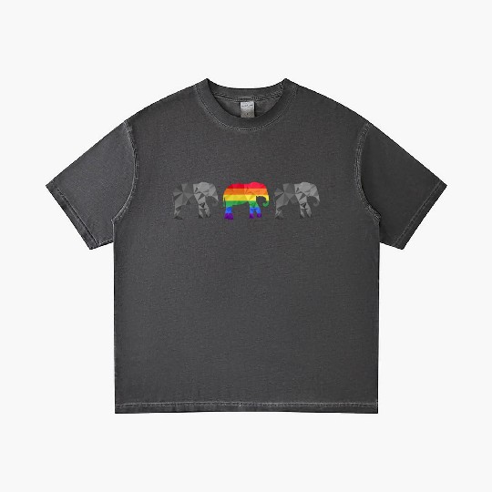 Elephant LGBTQ Rainbow Flag Gay Pride Gradient T Shirts