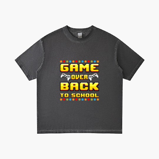 Game Over Back To School Gradient T Shirts