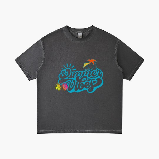 Summer Vibes Gradient T Shirts