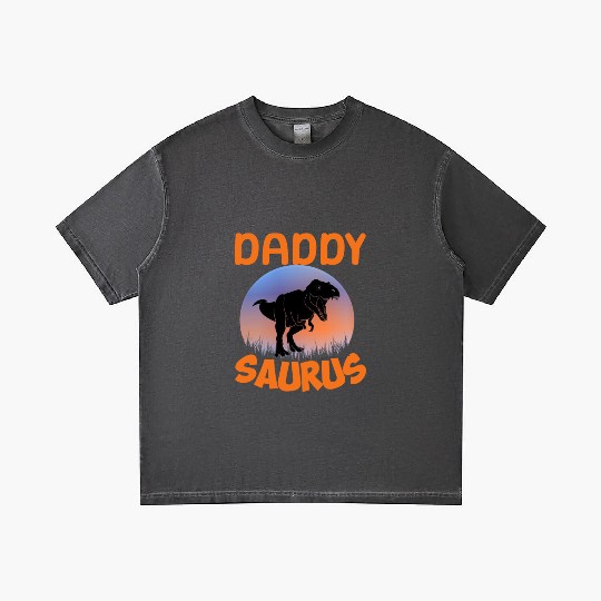 Daddysaurus Papasaurus Gradient T Shirts