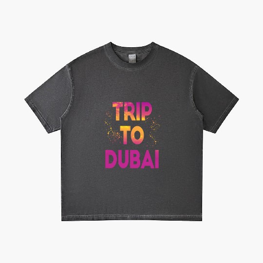 Trip To Dubai Gradient T Shirts