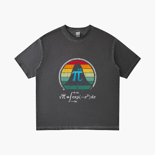 Cool Math Teacher Gift : Normal distribution funny Gradient T Shirts