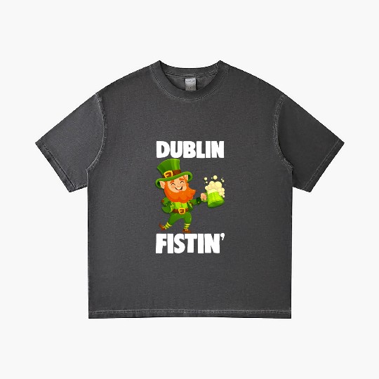 Dublin Fistin St. Patrick's Day Drinking Gradient T Shirts