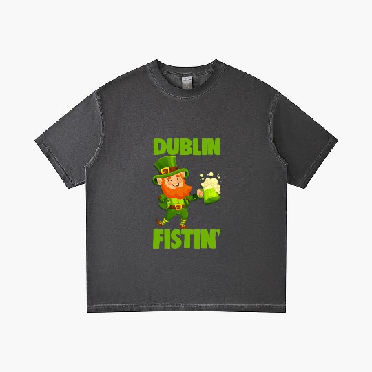 St. Patrick's Day Beer Drinking Dublin Fistin Gradient T Shirts