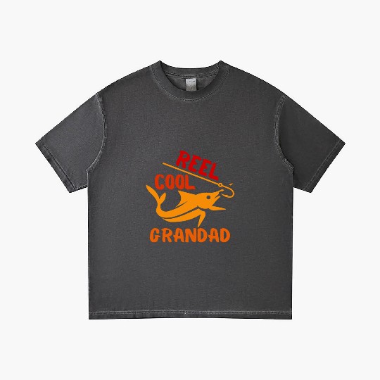 REEL COOL GRANDAD, FISHERMAN, GRANDPA Gradient T Shirts