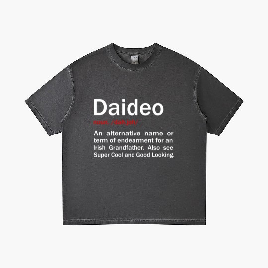 Daideo Irish Grandfather Irish Grandad Gradient T Shirts