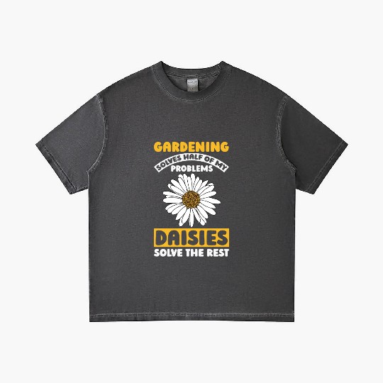Daisy Garden Gardening Gardener Gradient T Shirts