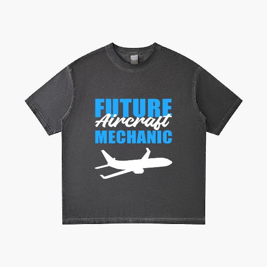 Future Aircraft Mechanic Dreamer Gift Gradient T Shirts