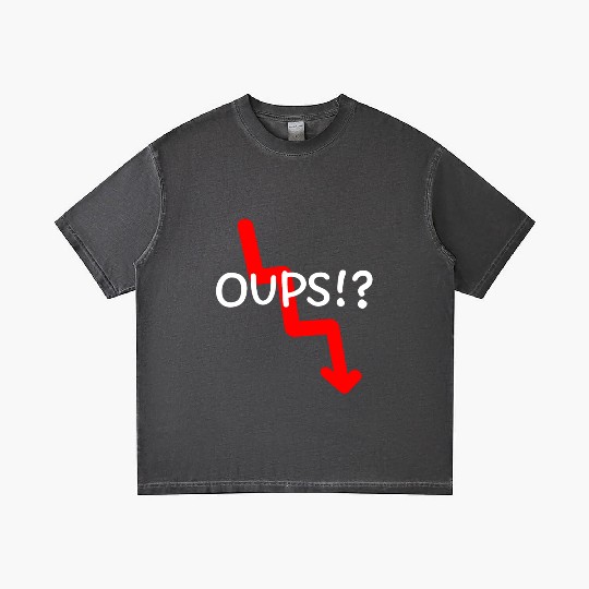 Market Crash Oups!? Gradient T Shirts