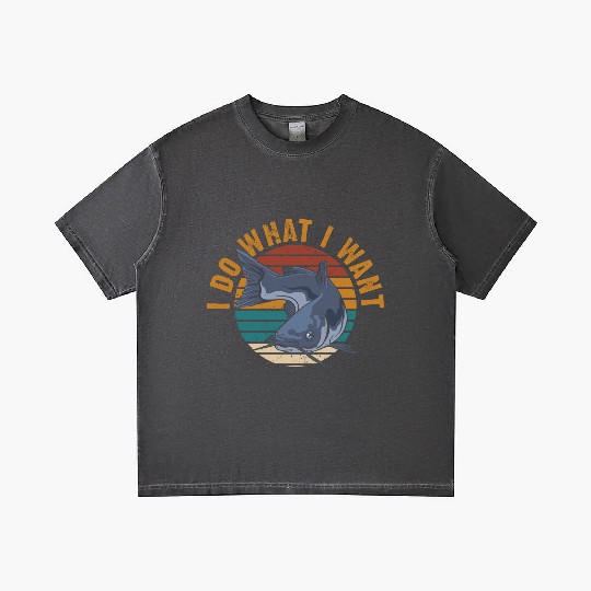 I Do What I Want Funny Catfish Fishing Humor For A Gradient T Shirts